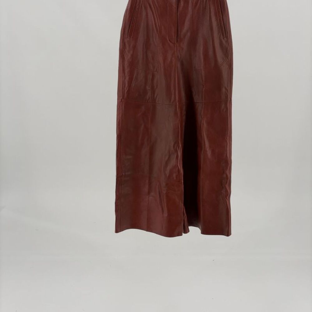 Zara Wide Leg Leather Pants